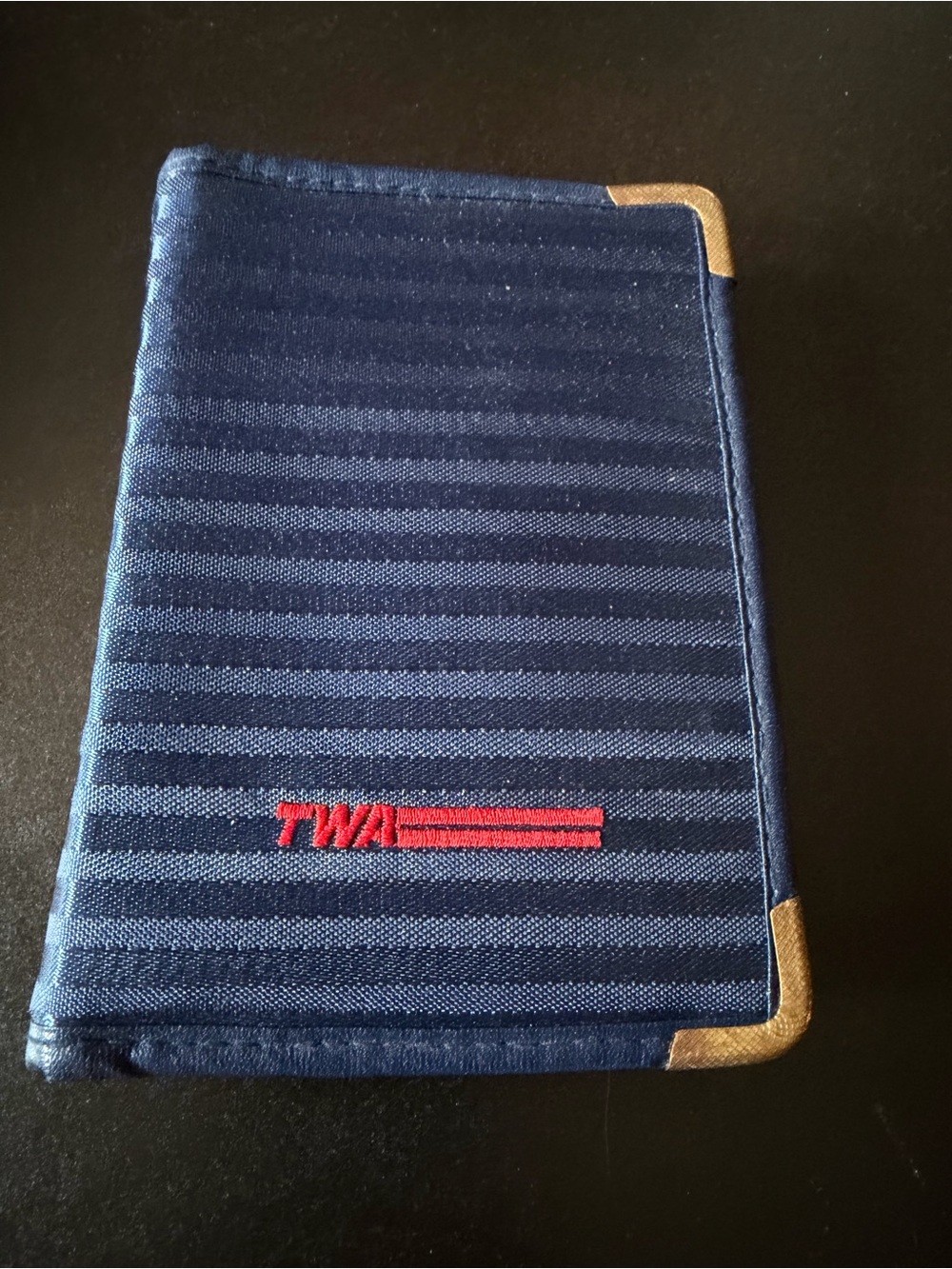 TWA Vintage Navy Blue Travel Case